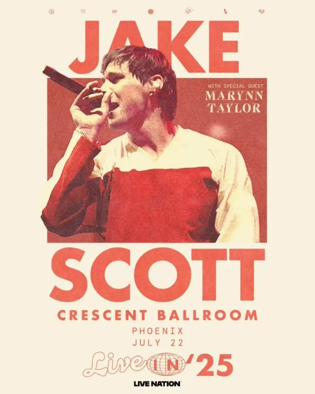 singer-songwriter @jakescottmusic brings his blend of pop, country, and folk to crescent with special guest @marynntaylor on tuesday, july 22nd!⁠
⁠
$29.50 adv, link in bio