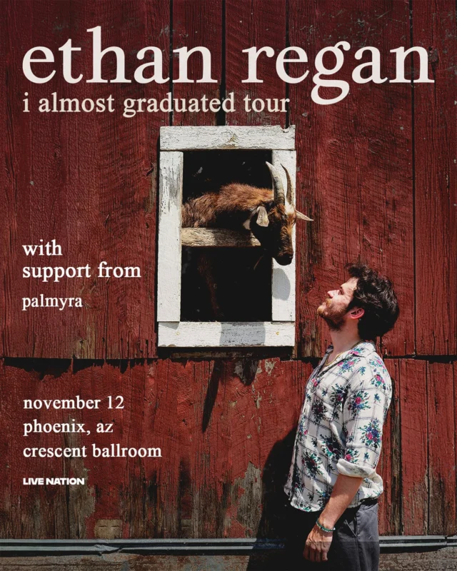 just announced ✨️ indie folk singer songwriter @ethanwregan brings his natural blend of folk, funk, rock, jazz, and hip hop influences to crescent on wednesday, november 12th!

$22 adv, link in bio — on sale friday