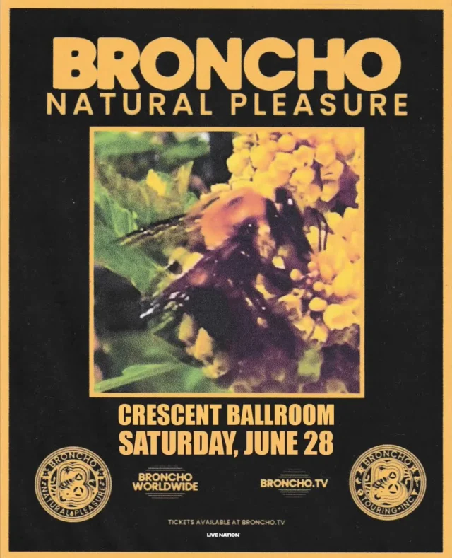 indie rock legends @bronchoworldwide hit the crescent stage on saturday, june 28th!⁠
⁠
$30 adv, link in bio