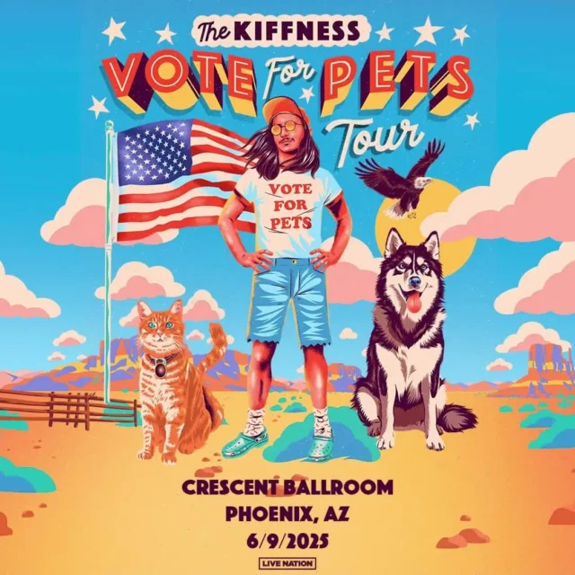 @thekiffness, darlings of the south african live electronic scene, hit the crescent stage with their mix of vibrant and uplifting house music, melodic vocals, and live instrumentation on monday, june 9th!⁠
⁠
$27.50 adv, link in bio