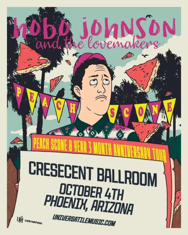 just announced ✨ @hobojohnson brings his unique brand on emo rap to crescent on saturday, october 4th!

$29.50 adv, link in bio — on sale friday