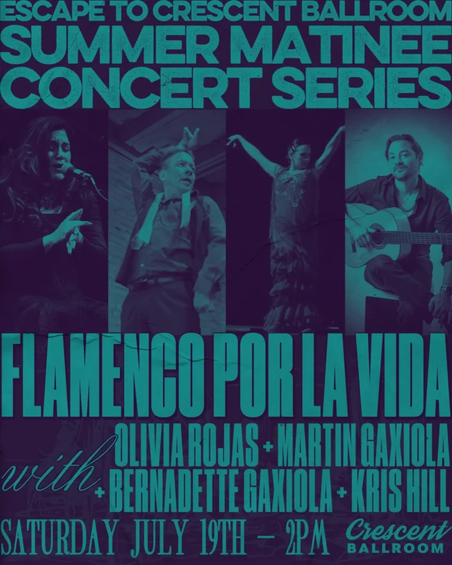 @flamencoporlavida transports us to a place far from the sonoran desert with sweet spanish lyrics & dramatic dance poses with special guests @oliphx, martin gaxiola + friends! creating an enrapturing and exotic performance to remember on saturday, july 19th!